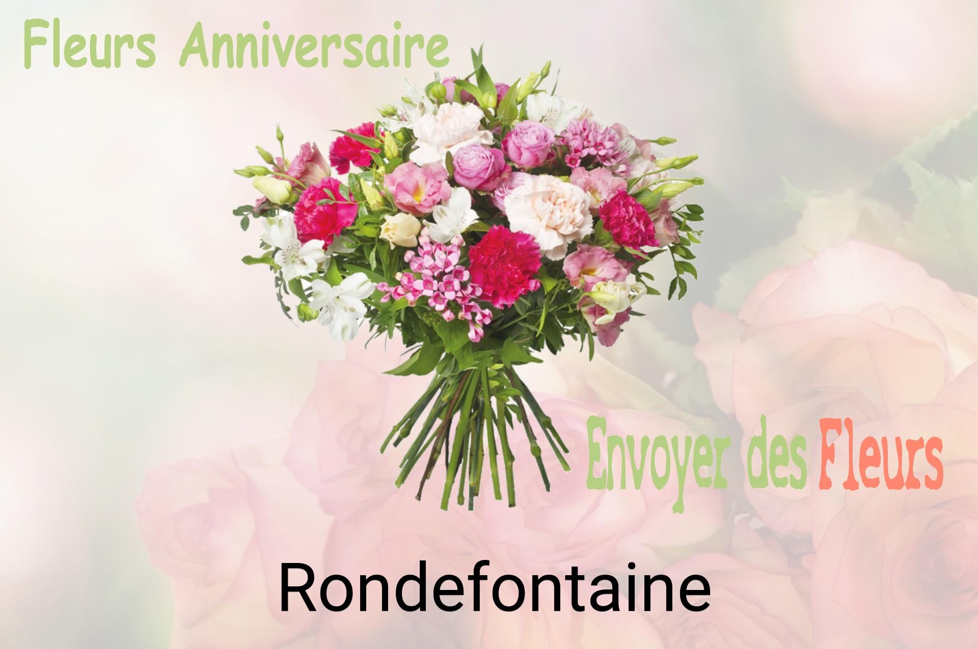 Bouquet de fleurs d’anniversaire livré à Rondefontaine