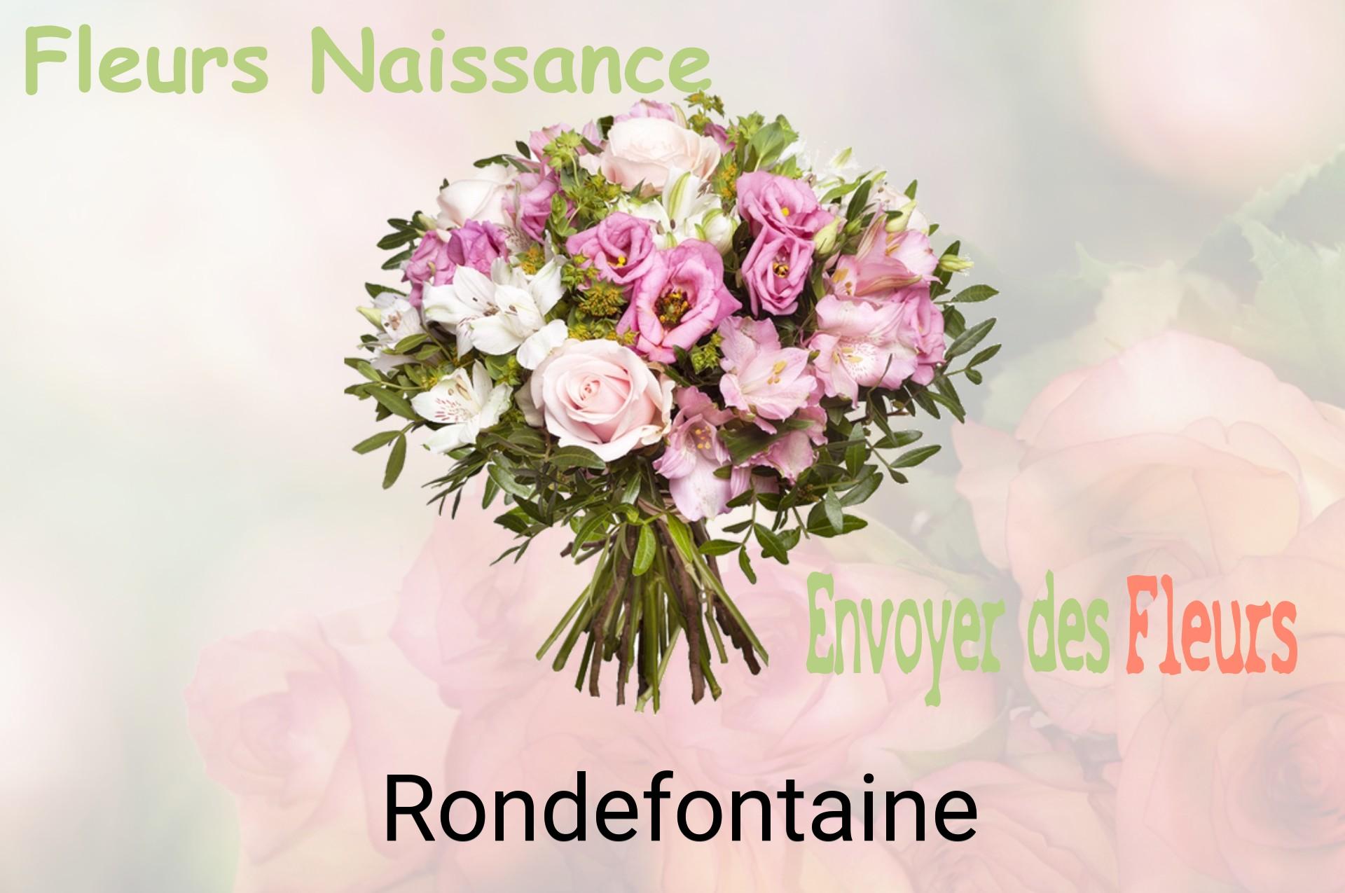 Bouquet de fleurs de naissance livré à Rondefontaine